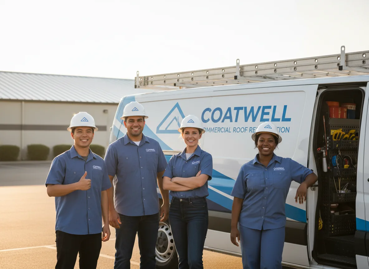 Commercial roof coating company in Delta, IA